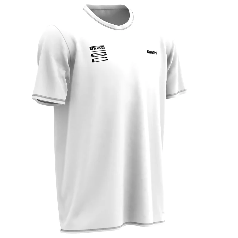T-Shirt Santini x PIRELLI Ruota - Bianco