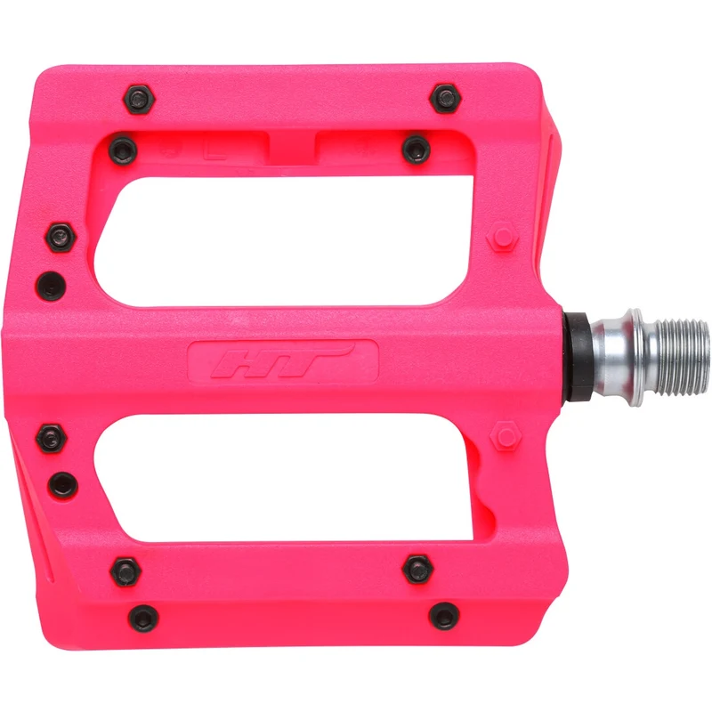 Pedali flat HT Nano-P PA12 - Rosa