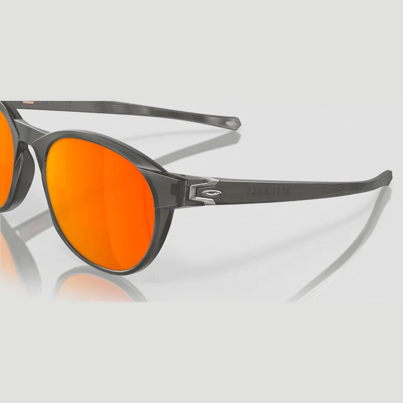 Occhiali Oakley Reedmace - Matte Grey Smoke Prizm Ruby Polarized