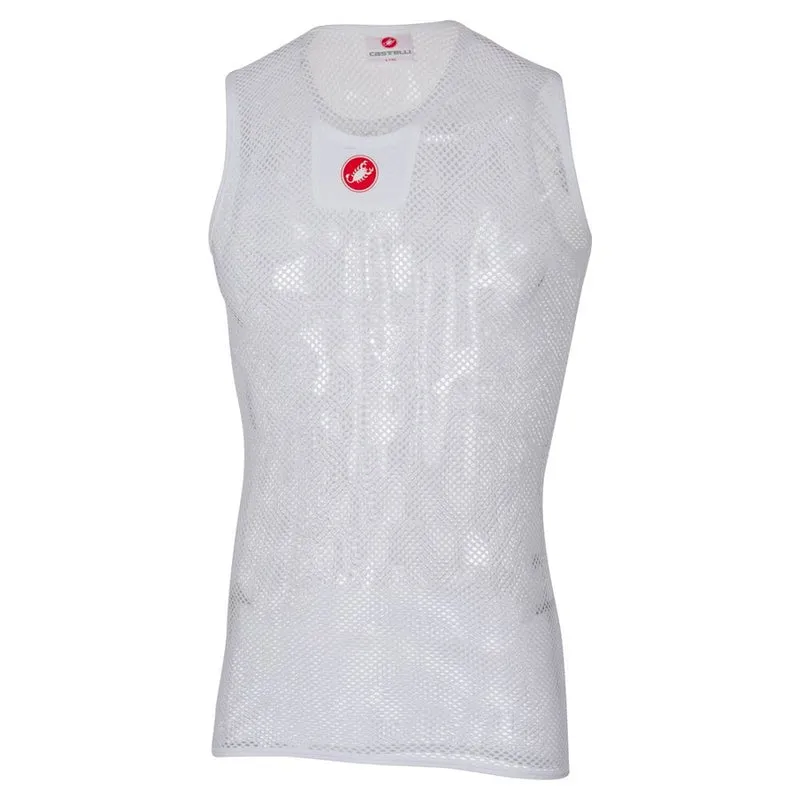Maglia intima senza maniche Castelli Core Mesh 3 - Bianco