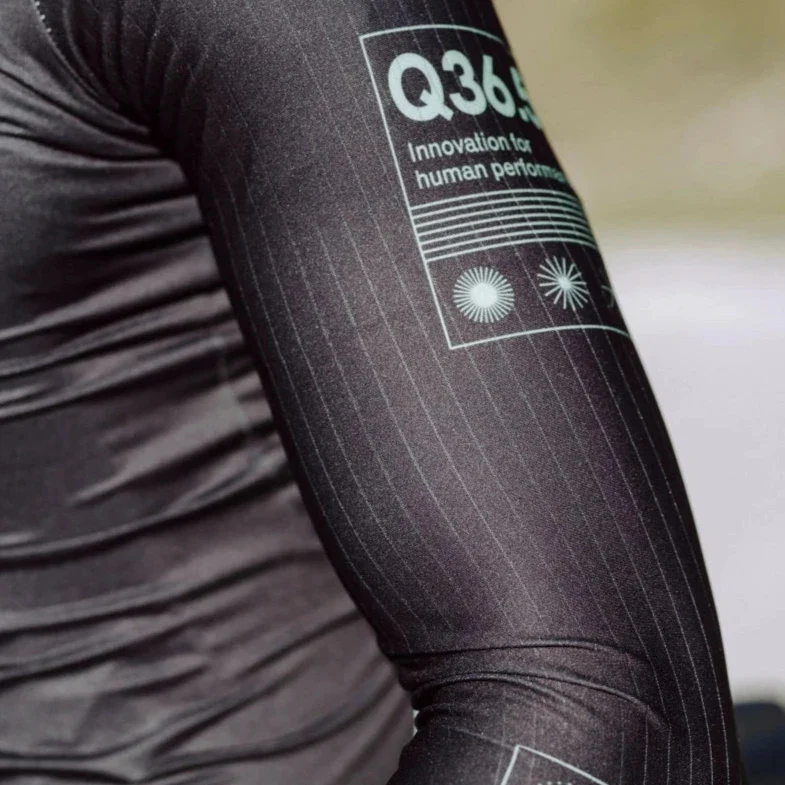 Maglia maniche lunghe Q36.5 Gregarius Hybrid Light Retrofuture - Nero