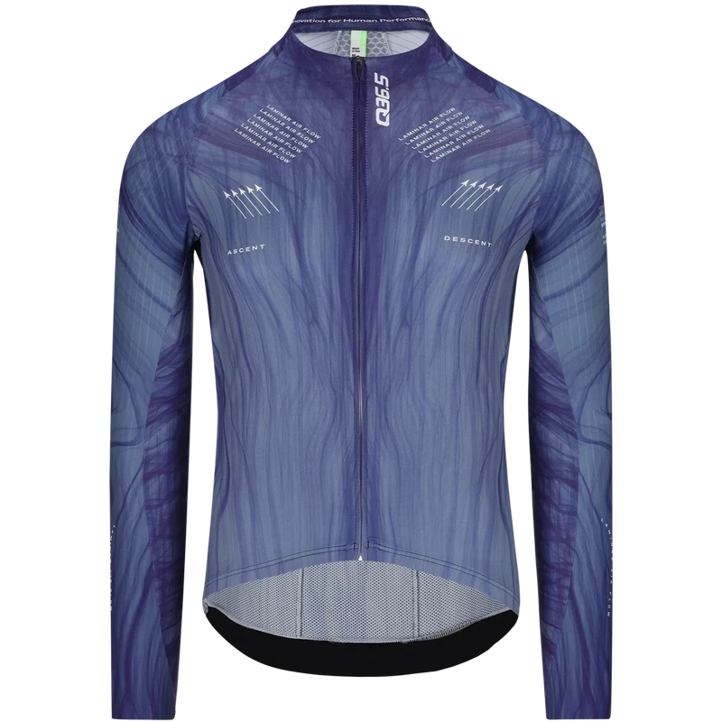 Maglia maniche lunghe Q36.5 Gregarius Hybrid Aeroflow - Blu