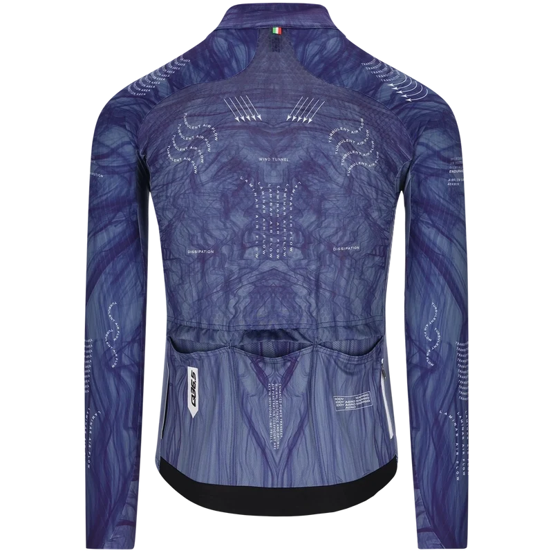 Maglia maniche lunghe Q36.5 Gregarius Hybrid Aeroflow - Blu