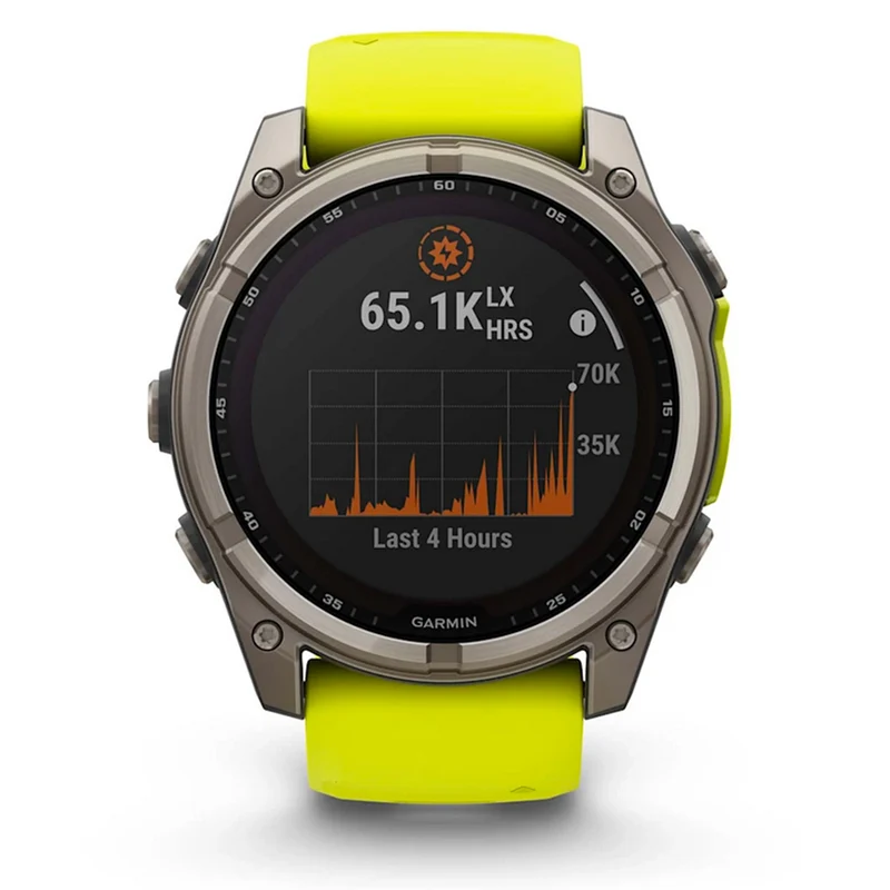 Garmin Fenix 8 Solar Sapphire 51 mm - Giallo