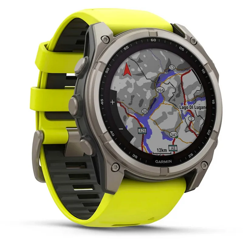 Garmin Fenix 8 Solar Sapphire 51 mm - Giallo