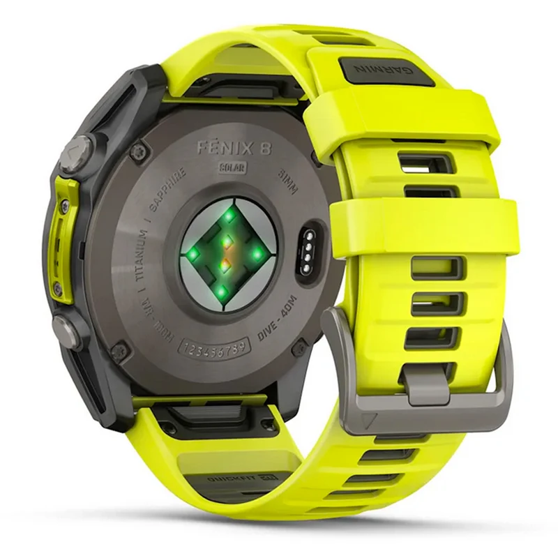 Garmin Fenix 8 Solar Sapphire 51 mm - Giallo