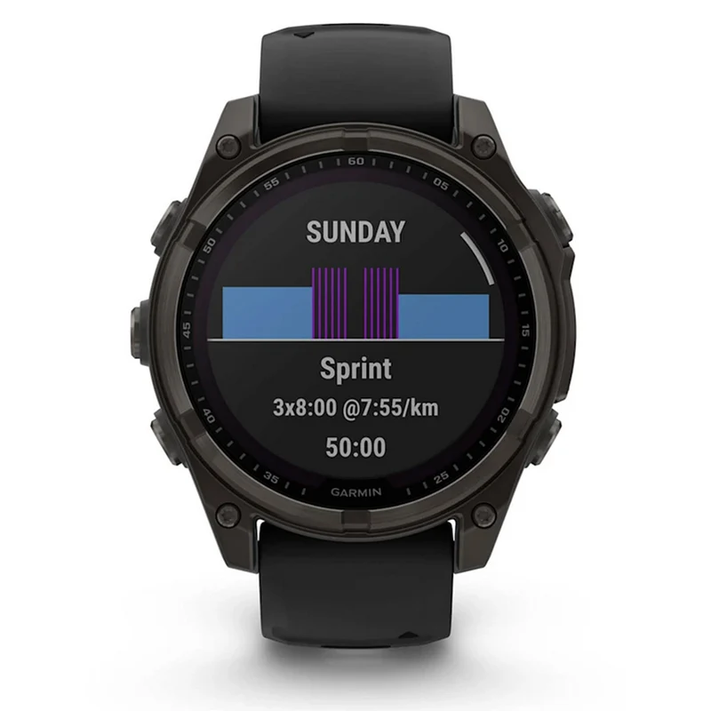Garmin Fenix 8 Solar Sapphire 47 mm - Nero