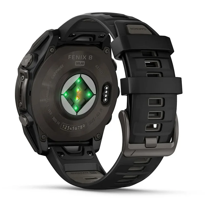 Garmin Fenix 8 Solar Sapphire 47 mm - Nero