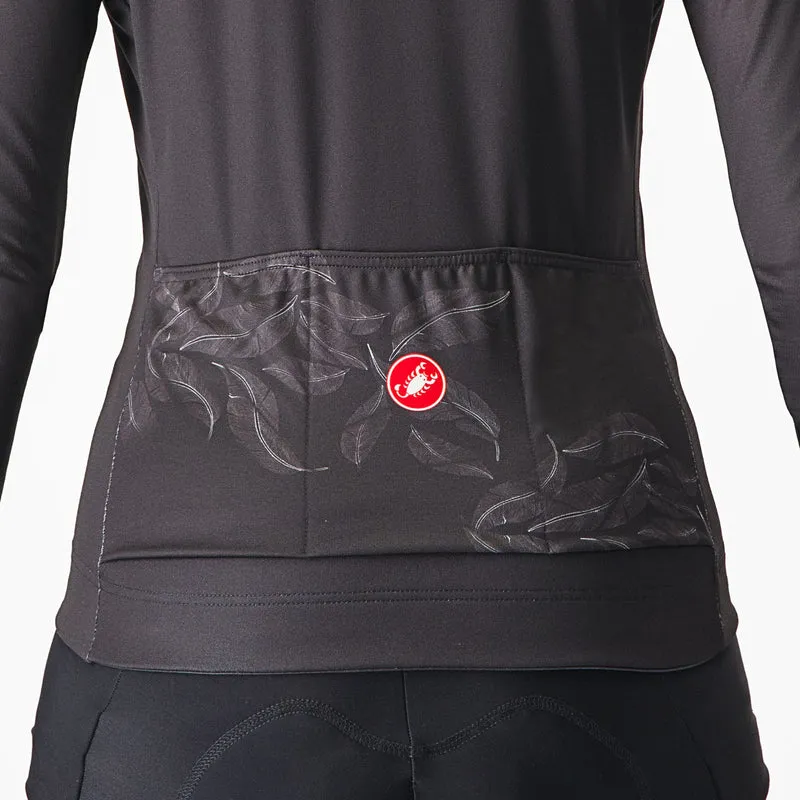 Maglia donna maniche lunghe Castelli Unlimited Thermal - Nero