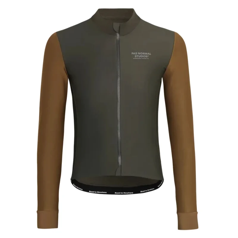 Maglia maniche lunghe Pas Normal Studios Mechanism Thermal - Verde marrone