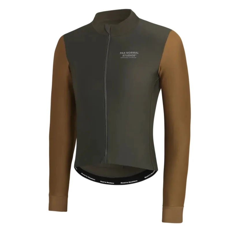 Maglia maniche lunghe Pas Normal Studios Mechanism Thermal - Verde marrone