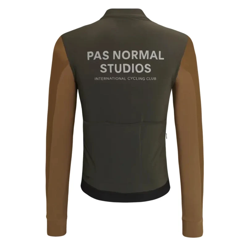 Maglia maniche lunghe Pas Normal Studios Mechanism Thermal - Verde marrone