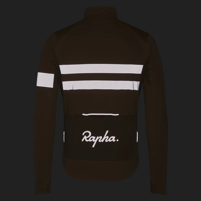 Maglia maniche lunghe Rapha Brevet Windstopper - Beige
