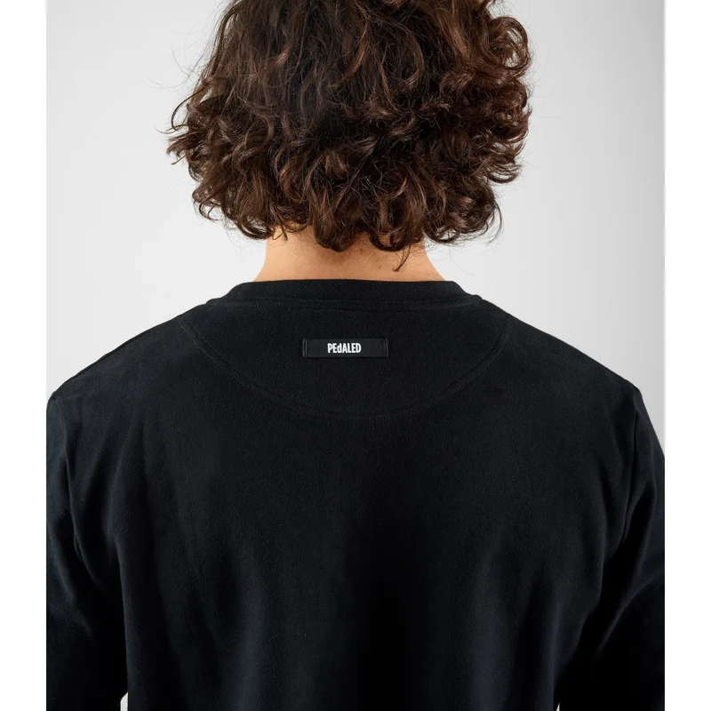 Felpa Pedaled Logo - Nero