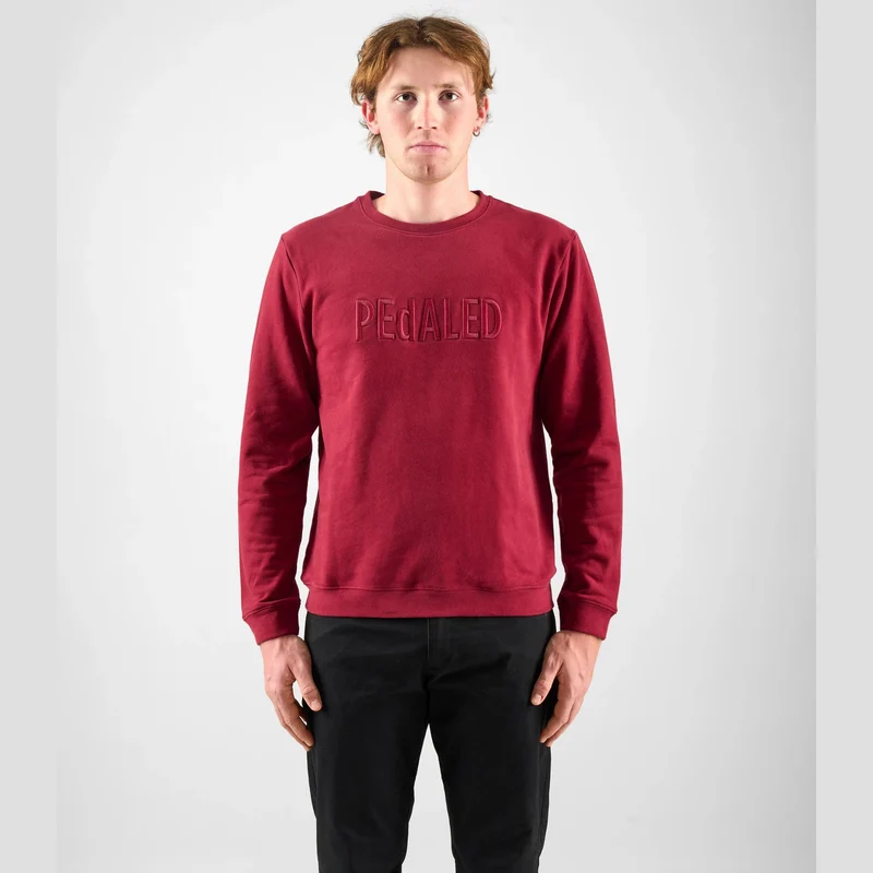 Felpa Pedaled Logo - Bordeaux