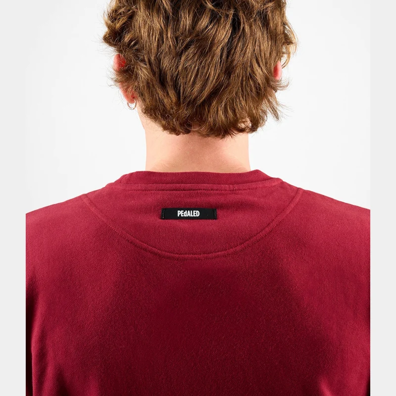 Felpa Pedaled Logo - Bordeaux