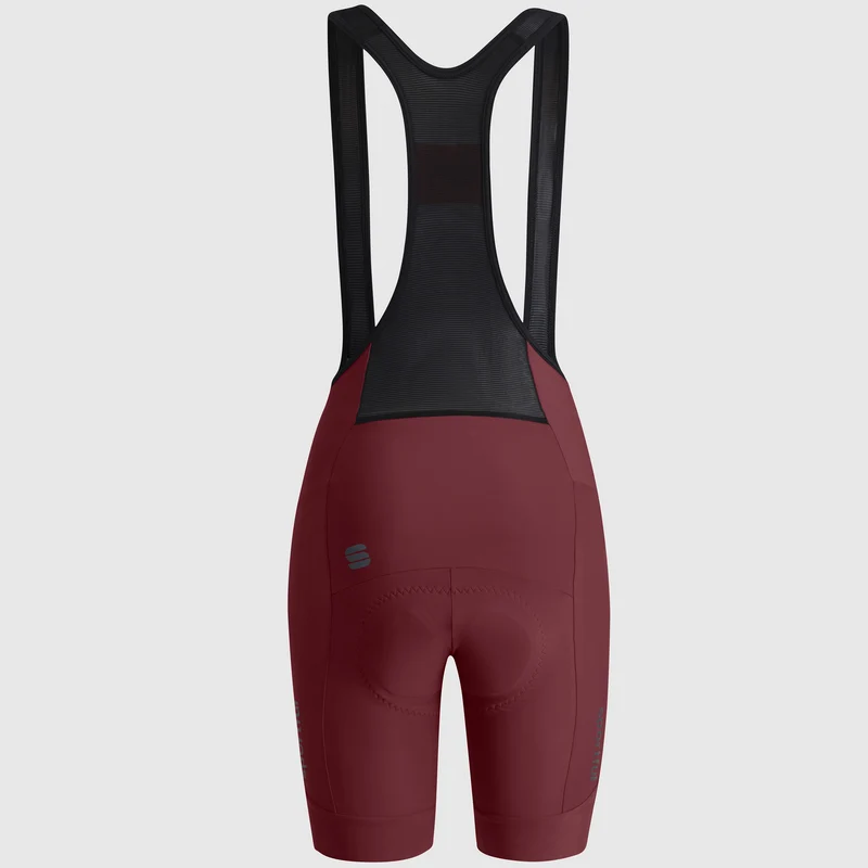 Salopette donna Sportful Colorful Pulse Shorty - Rosso
