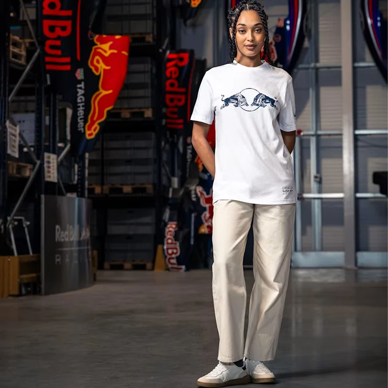 T-shirt Oracle Red Bull Racing Dynamic - Bianco