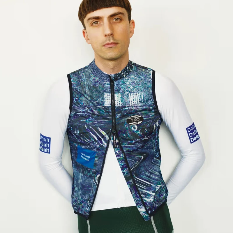 Gilet Pas Normal Studios T.K.O. Mechanism Stow Away - Blu