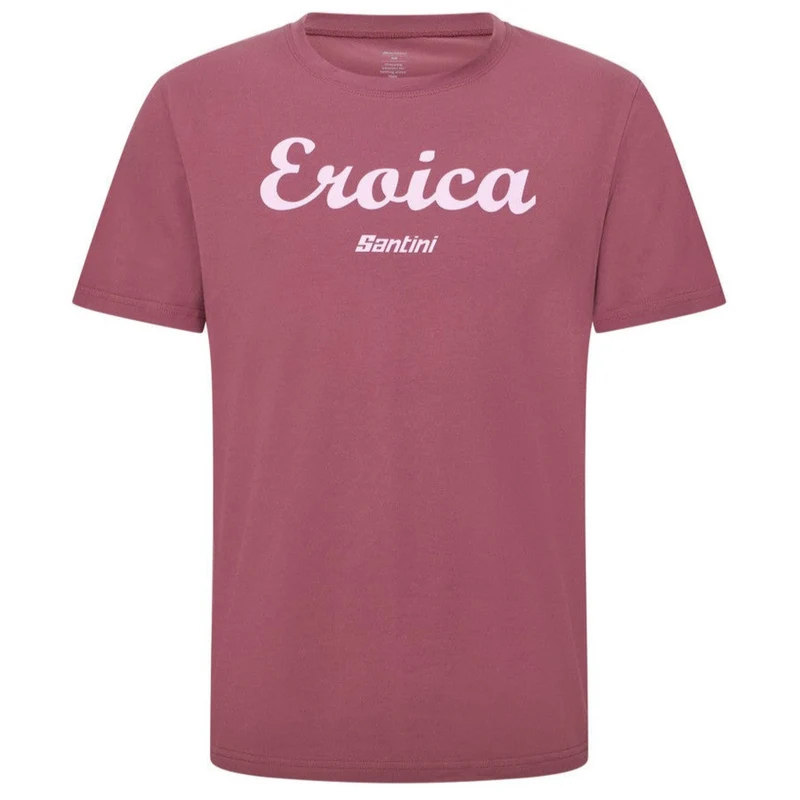T-Shirt Santini Eroica Strada - Rosa