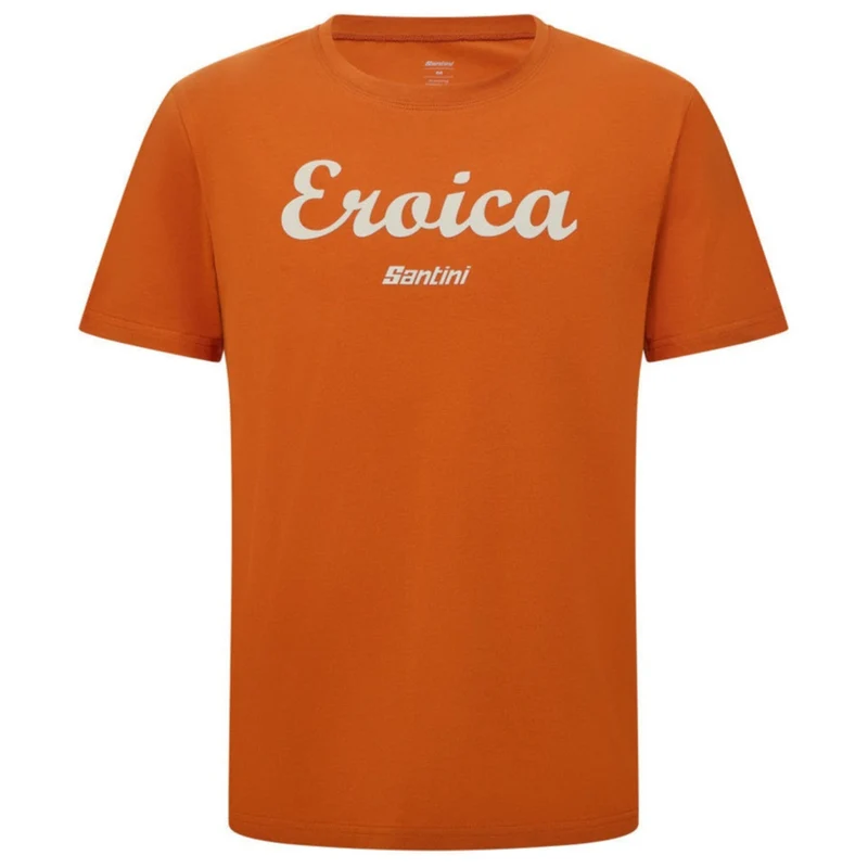 T-Shirt Santini Eroica Strada - Arancio