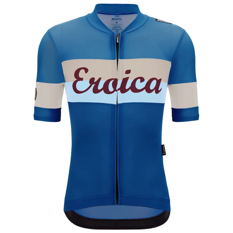 Maglia Santini Eroica Quiete - Blu