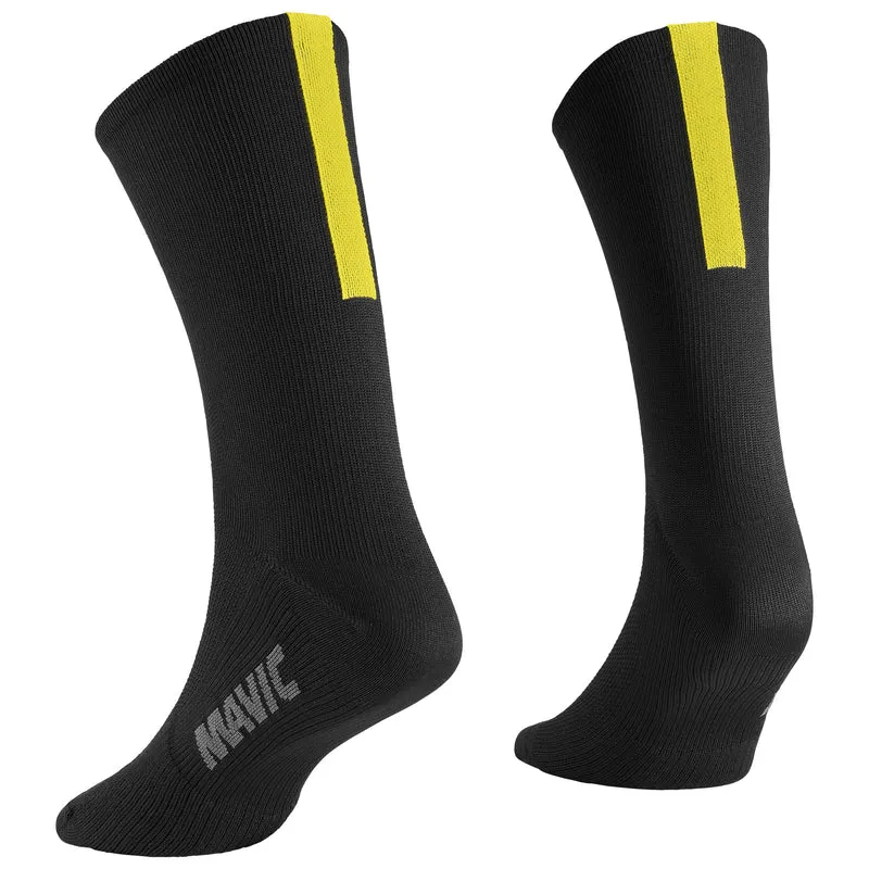Calze Mavic Essential High - Nero giallo