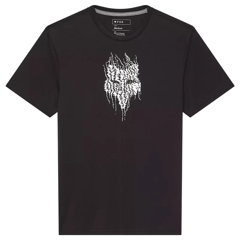 T-Shirt Fox Bark Tech - Nero