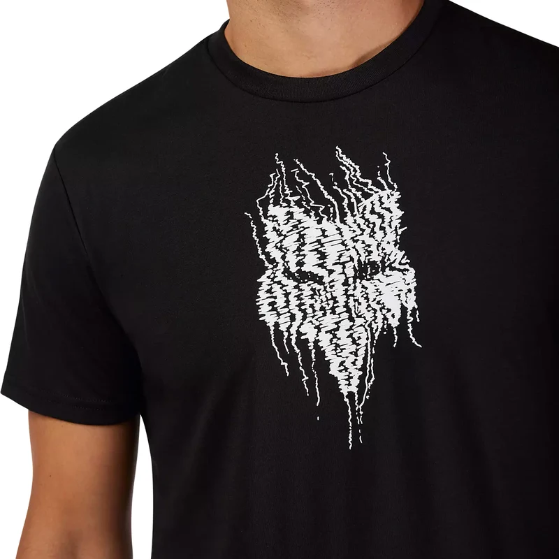 T-Shirt Fox Bark Tech - Nero