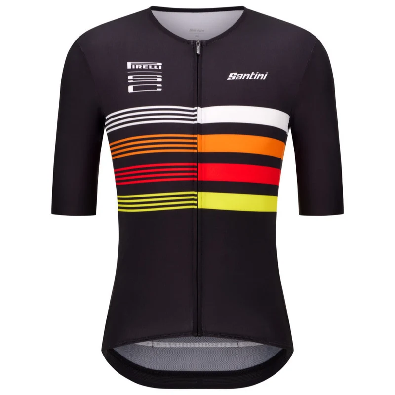 Maglia Santini x PIRELLI Tape - Nero