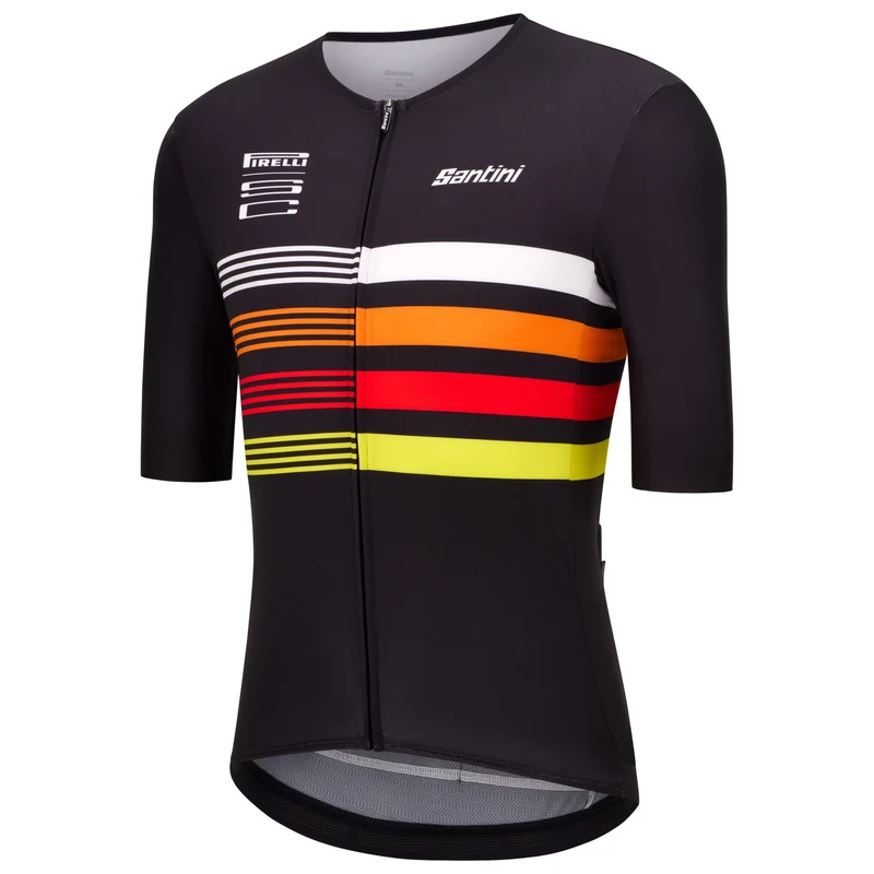 Maglia Santini x PIRELLI Tape - Nero