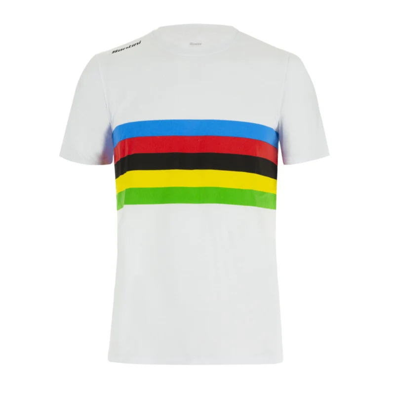 T-Shirt Santini bambino UCI Campione del Mondo Iride - Bianco