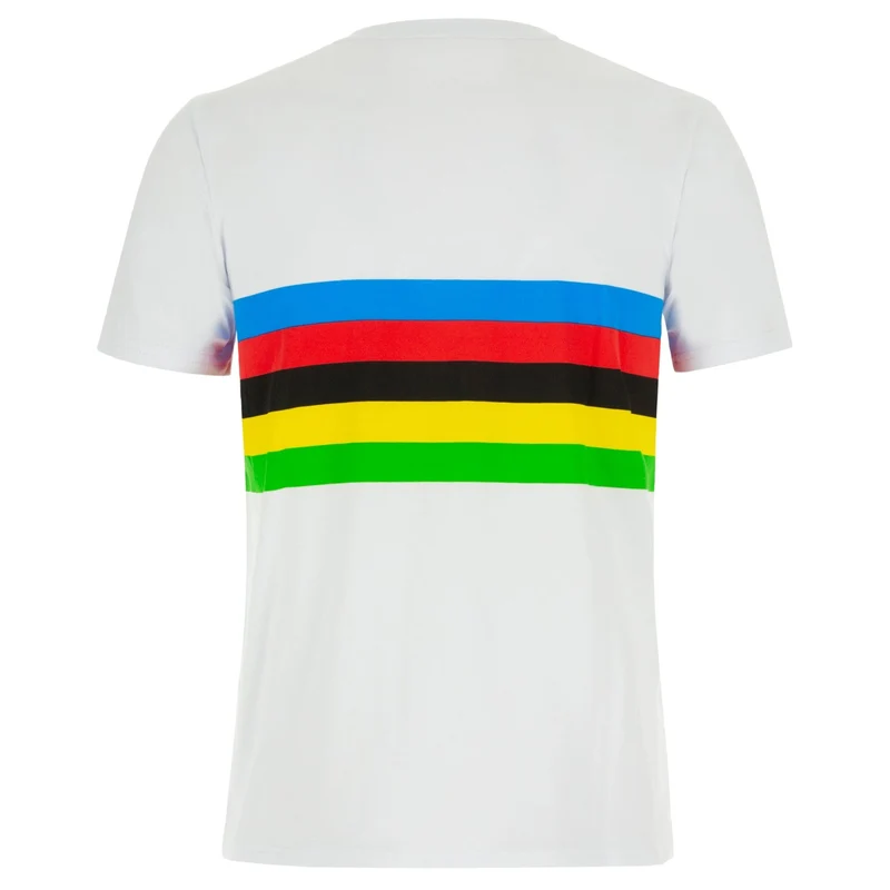 T-Shirt Santini UCI Campione del Mondo Iride - Bianco