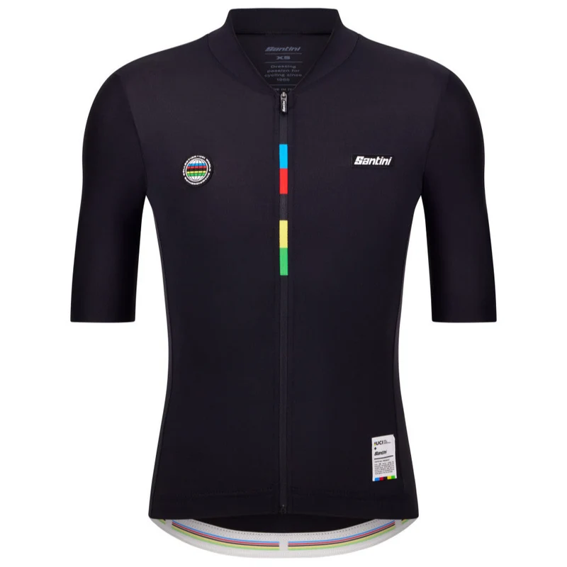 Maglia Santini UCI Campione del Mondo - Nero