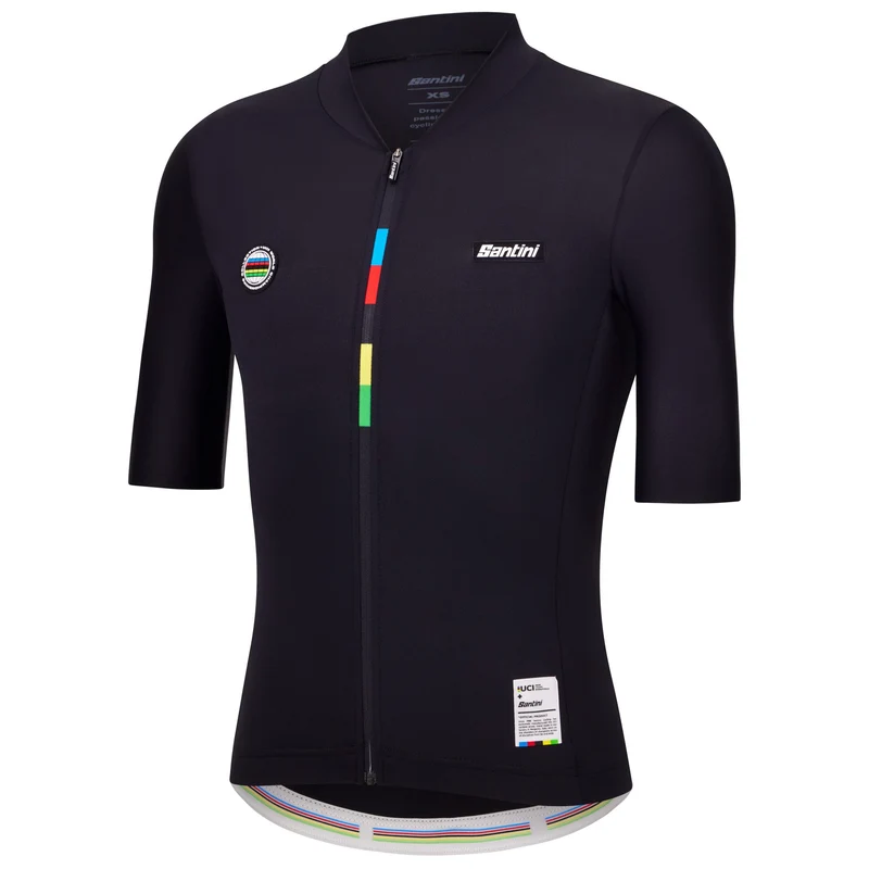 Maglia Santini UCI Campione del Mondo - Nero