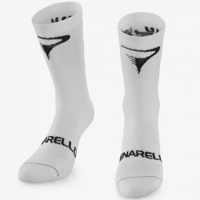 Calze Pinarello Lightweight End of Discussion - Bianco