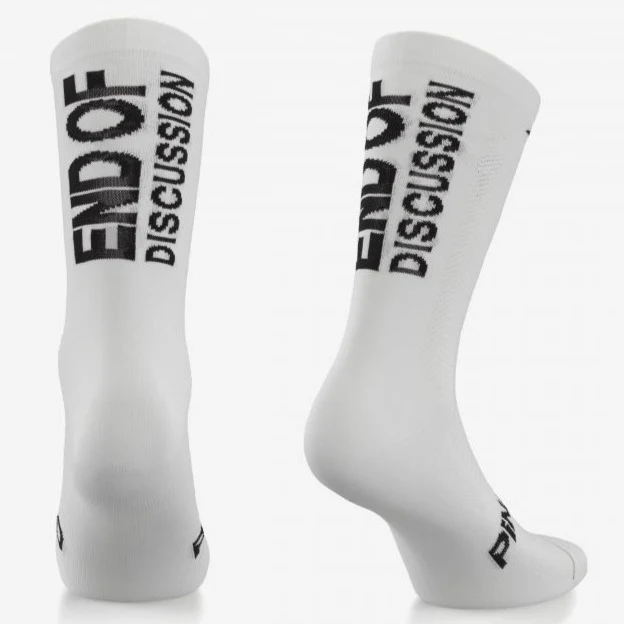 Calze Pinarello Lightweight End of Discussion - Bianco