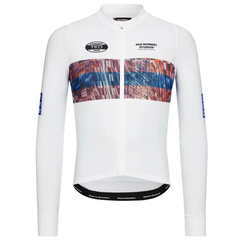Maglia maniche lunghe Pas Normal Studios T.K.O. Mechanism - Bianco