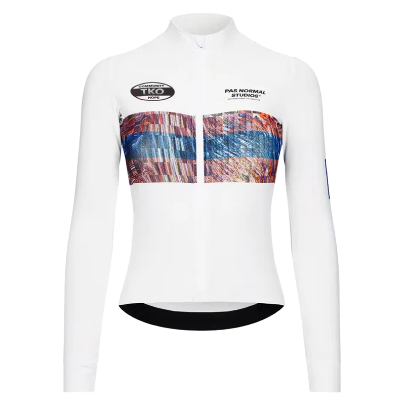 Maglia donna maniche lunghe Pas Normal Studios T.K.O. Mechanism - Bianco