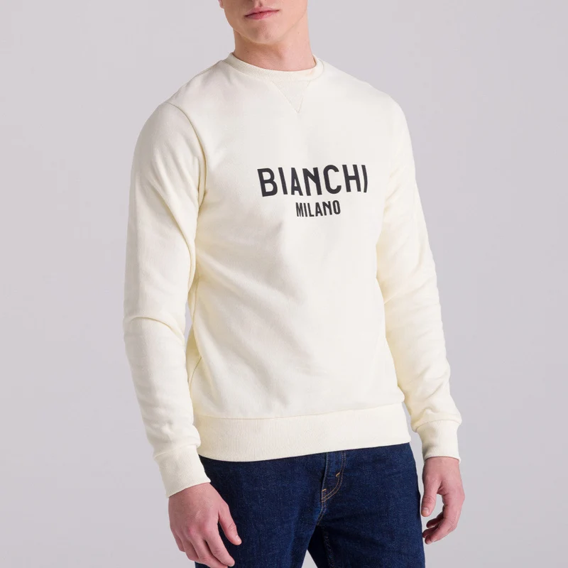 Felpa Bianchi Milano Fan - Bianco