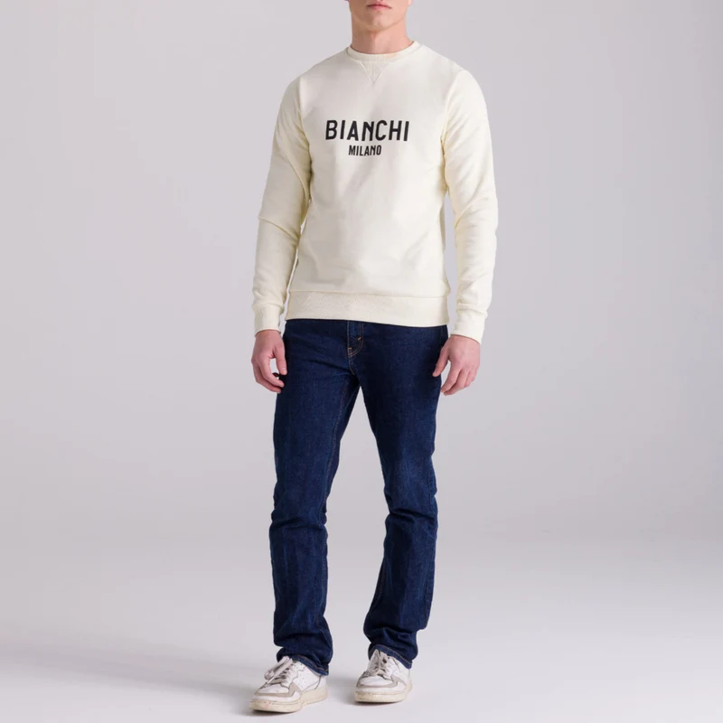 Felpa Bianchi Milano Fan - Bianco