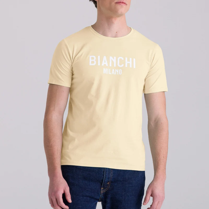 T-Shirt Bianchi Milano Fan - Bianco