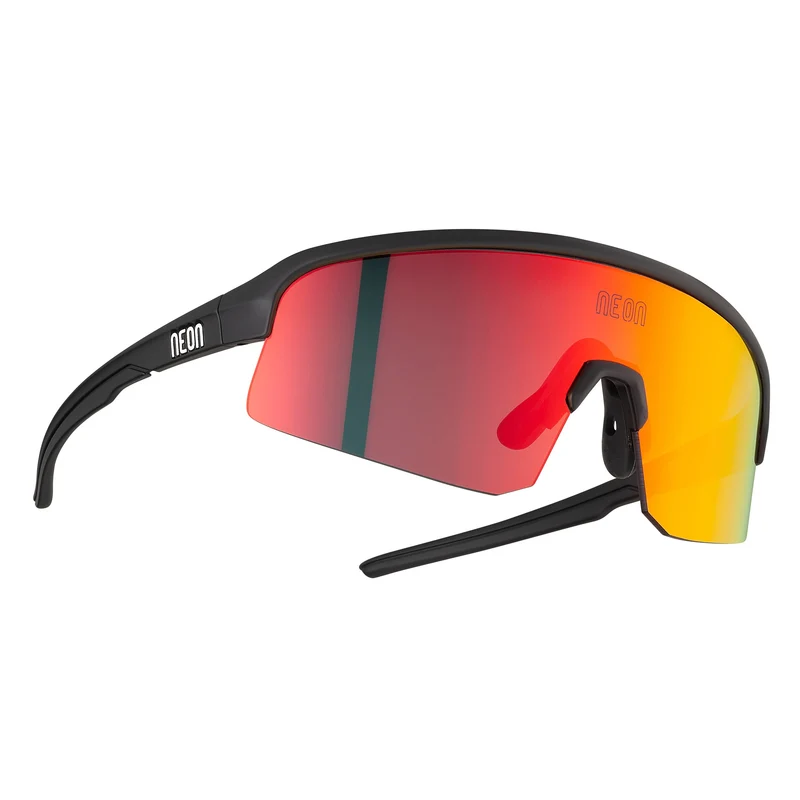 Occhiali Neon Viper Teenager - Black matt mirror red