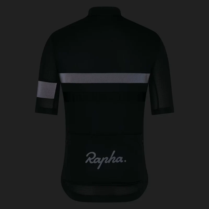 Maglia Rapha Brevet Lightweight - Nero