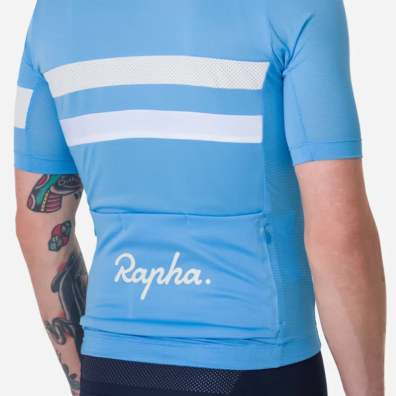 Maglia Rapha Brevet Lightweight - Azzurro