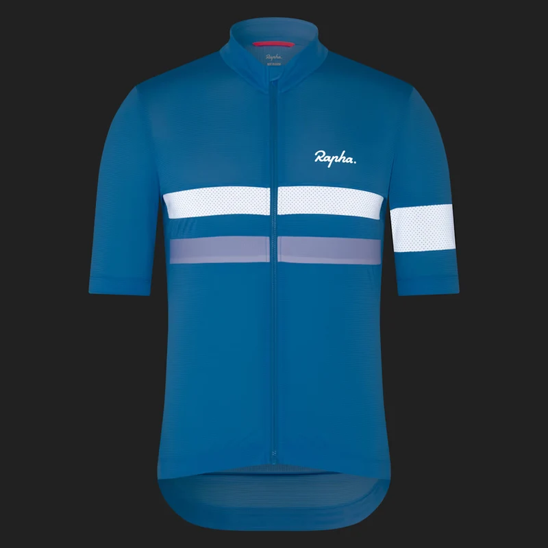 Maglia Rapha Brevet Lightweight - Azzurro