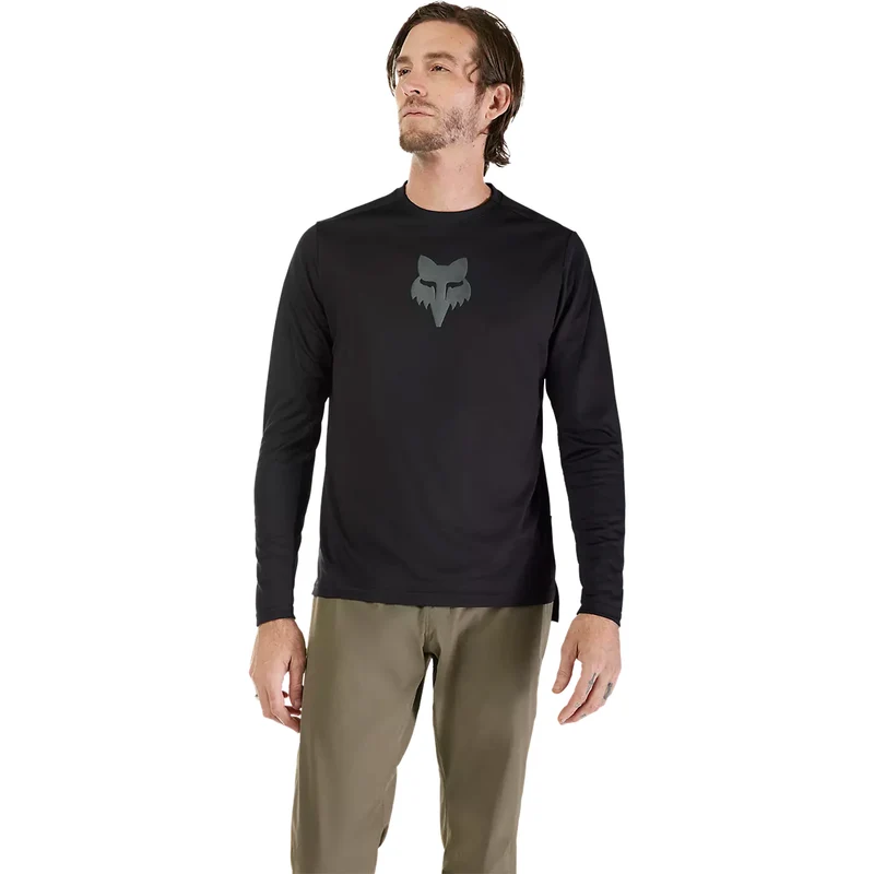 Maglia maniche lunghe Fox Ranger Fox Head - Nero