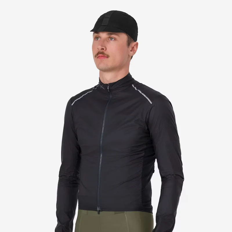Mantellina Rapha Brevet Element Wind - Nero