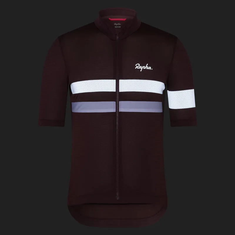 Maglia Rapha Brevet Lightweight - Marrone
