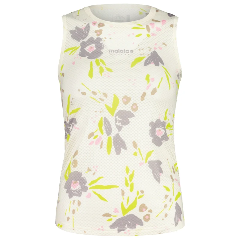 Maglia intima senza maniche donna Maloja PineM - Bianco